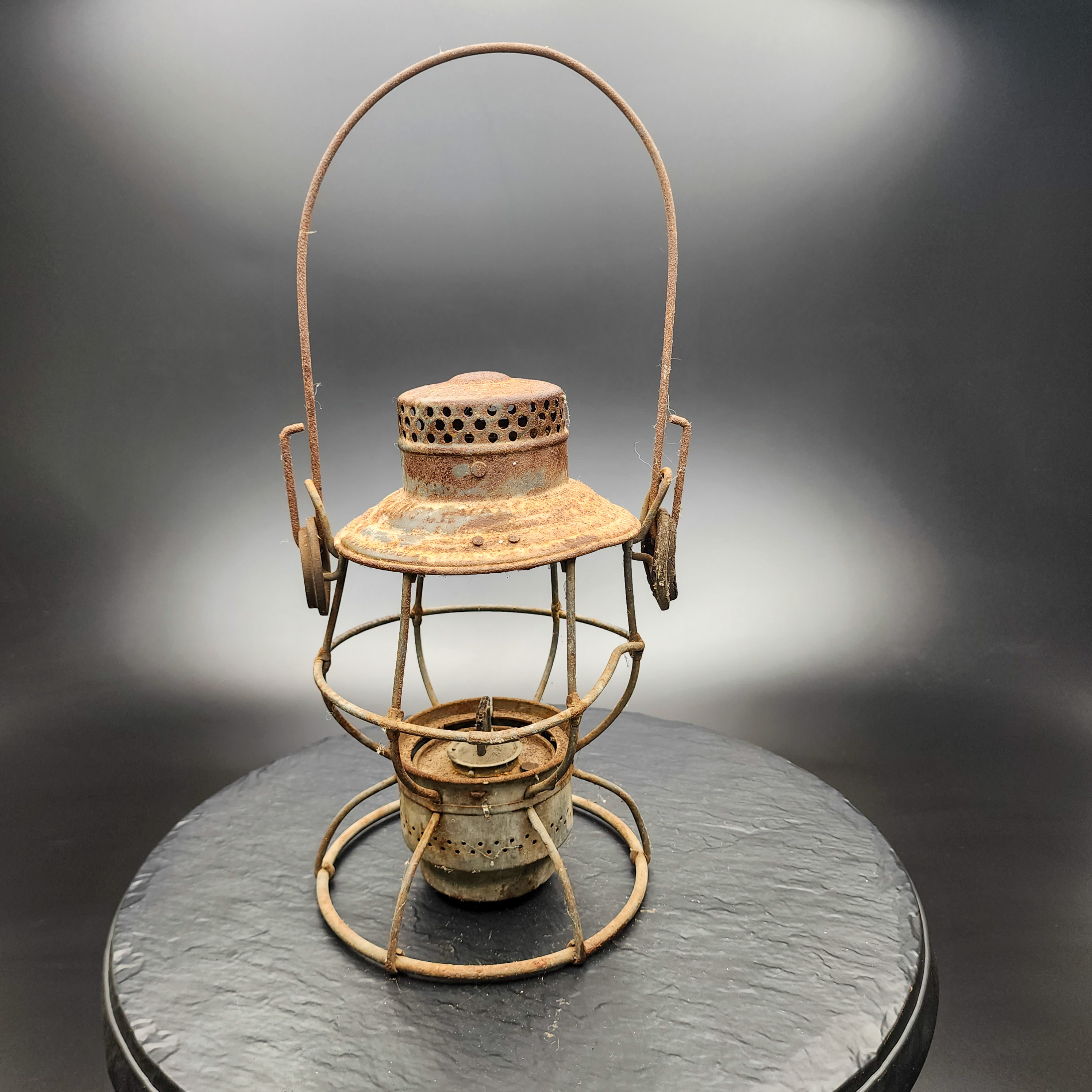 Vintage Adams Westlake Pennsylvania Lines railroad lantern No Glass🐈 - Picture 1 of 10