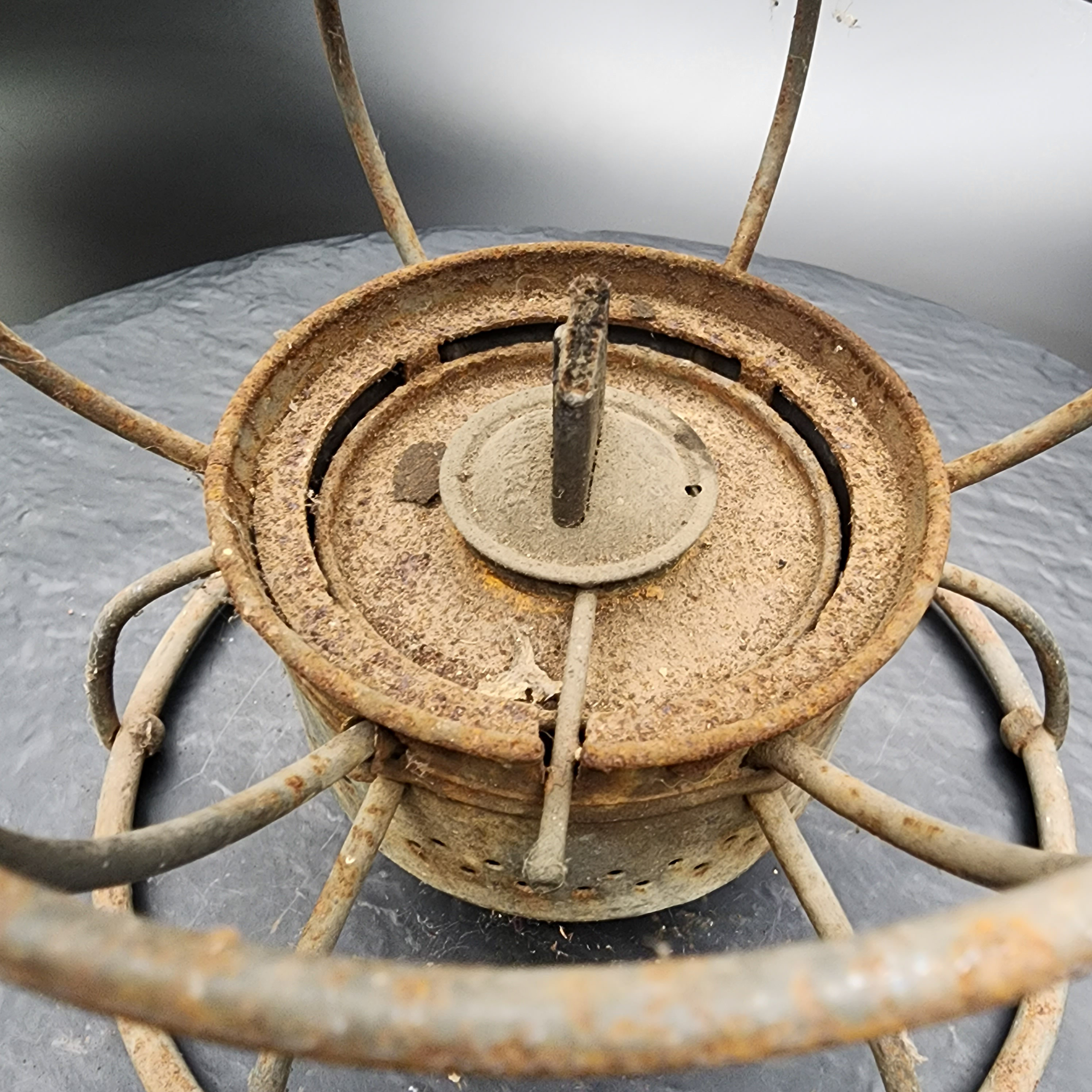 Vintage Adams Westlake Pennsylvania Lines railroad lantern No Glass🐈 - Picture 6 of 10